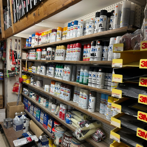 Supplies inside of Jackson Automotive Distributors.