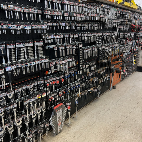 Supplies inside of Jackson Automotive Distributors.