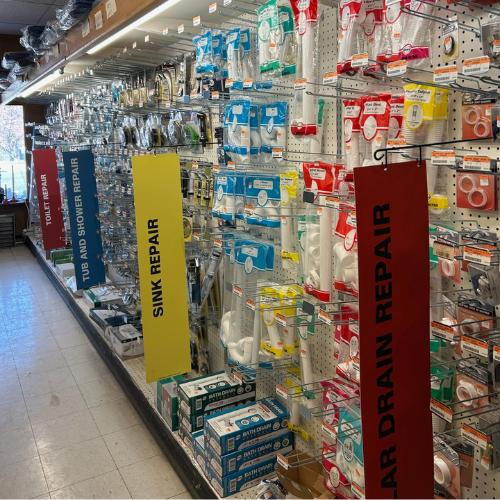 Supplies inside of Jackson Automotive Distributors.