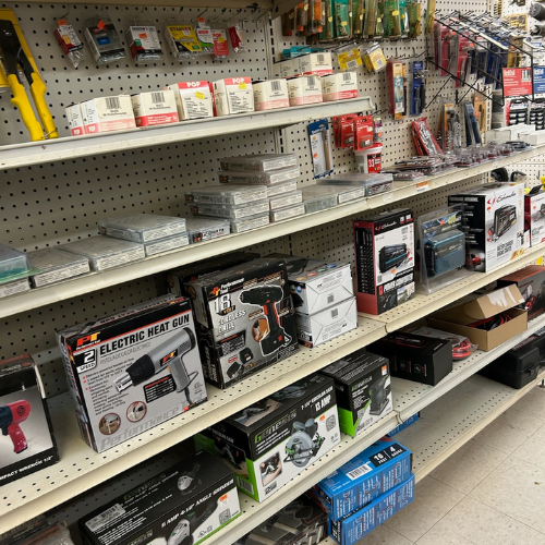 Supplies inside of Jackson Automotive Distributors.