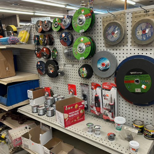 Supplies inside of Jackson Automotive Distributors.