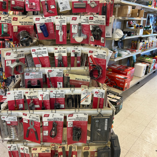 Supplies inside of Jackson Automotive Distributors.