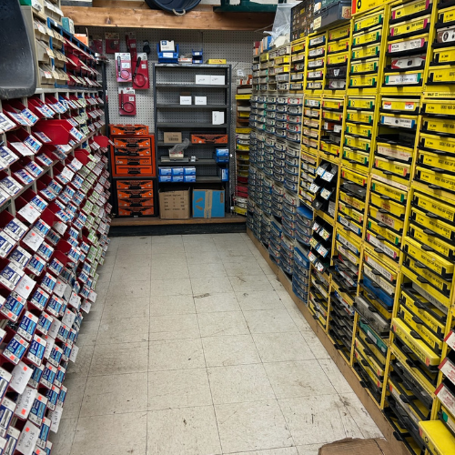 Supplies inside of Jackson Automotive Distributors.