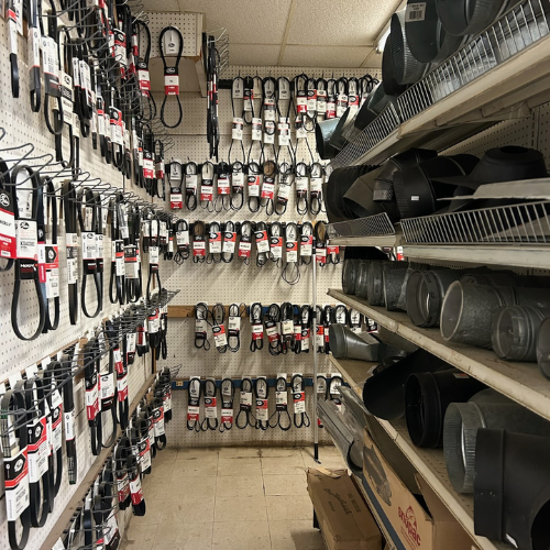 Supplies inside of Jackson Automotive Distributors.