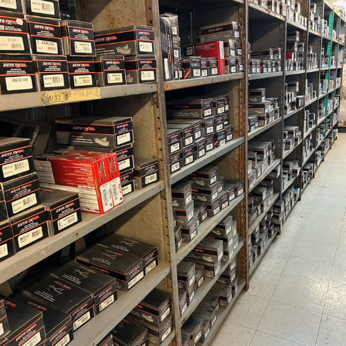 Supplies inside of Jackson Automotive Distributors.