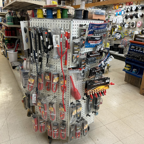 Supplies inside of Jackson Automotive Distributors.