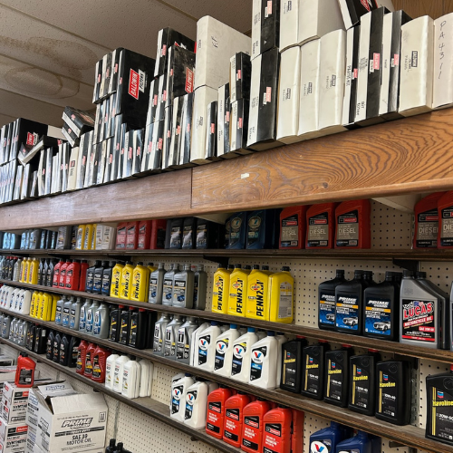 Supplies inside of Jackson Automotive Distributors.